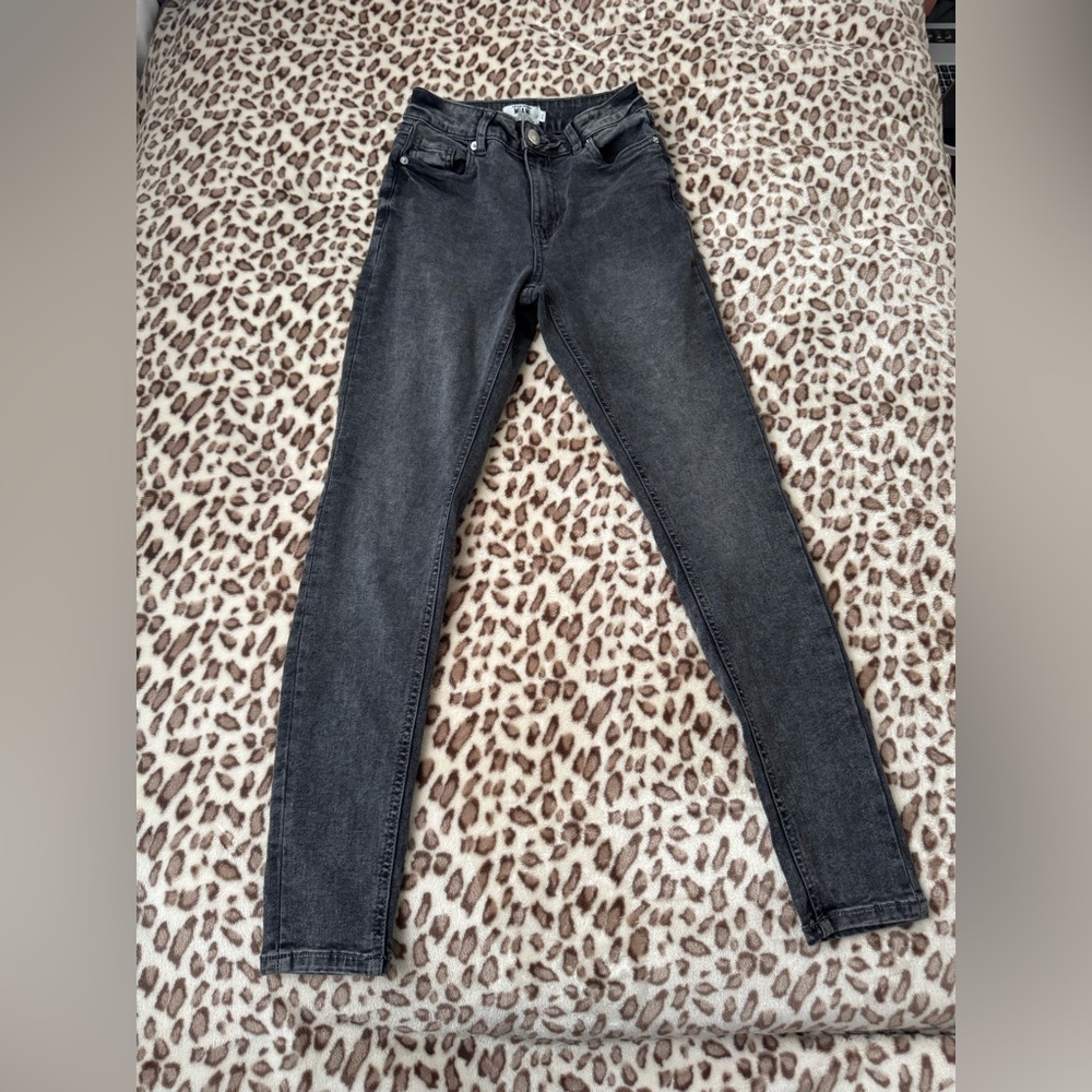 Refuge Charcoal Skinny Jeans
